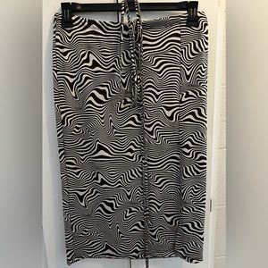 H&M Divided Midi Wrap Skirt